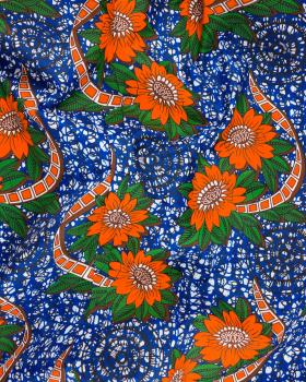 Polynesian fabric FENUA Blue - Tissushop